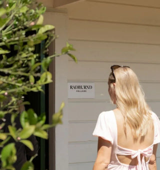Welcome to Radburnd Cellars - Penelope Radburnd walks to Hawke's Bay cellar door, where private tastings are hosted by the winemaking team
