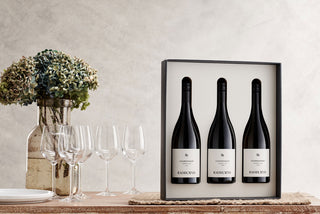Vertical trio of Chardonnay or Merlot Cabernet